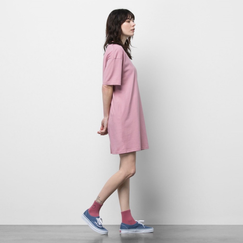 Vans Centre Vee Tee φόρεμα λιλά