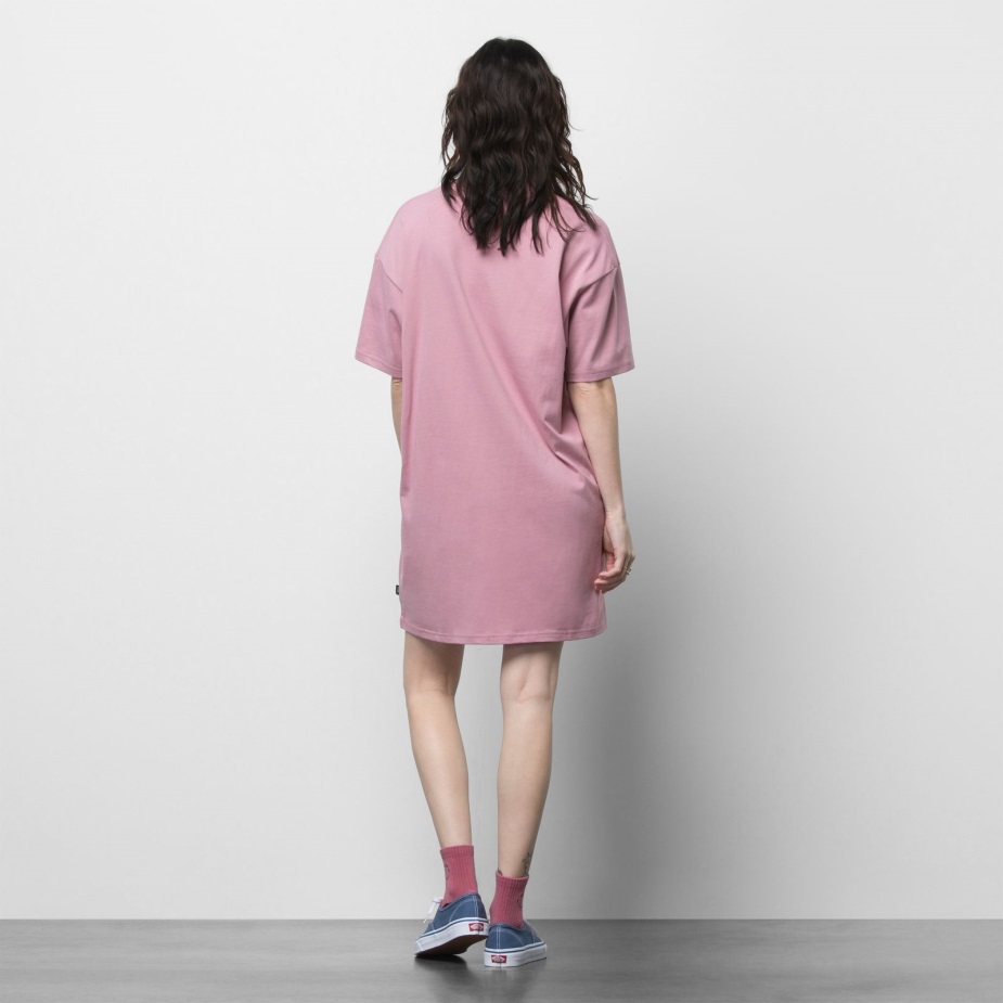 Vans Centre Vee Tee φόρεμα λιλά