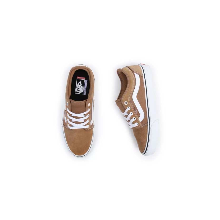 Vans Chukka παπούτσια με χαμηλά πλάγια λωρίδα καφέ