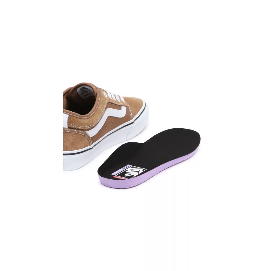 Vans Chukka παπούτσια με χαμηλά πλάγια λωρίδα καφέ