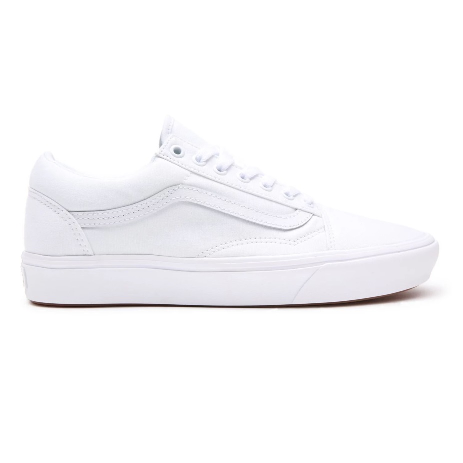 Vans Classic Comfycush παλιά Skool παπούτσια λευκά