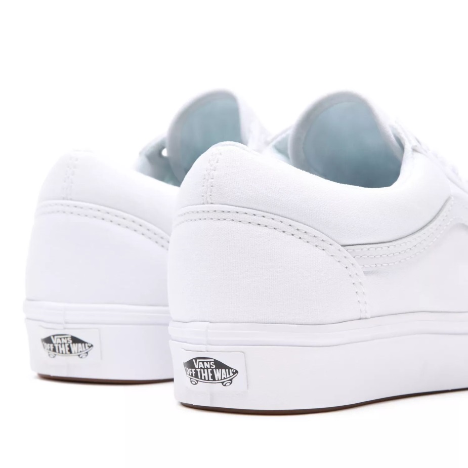 Vans Classic Comfycush παλιά Skool παπούτσια λευκά