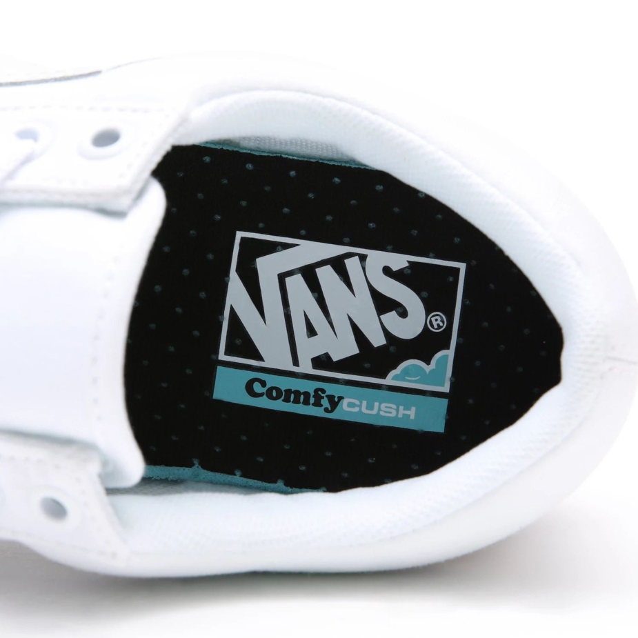 Vans Classic Comfycush παλιά Skool παπούτσια λευκά