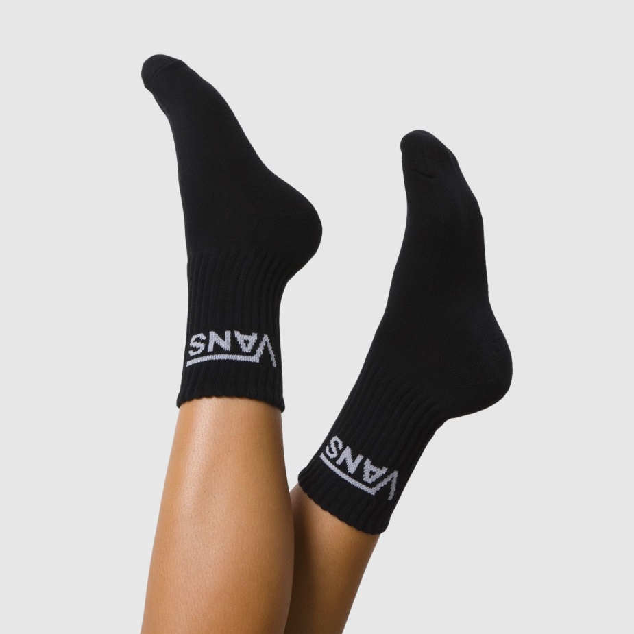 Vans Classic Crew κάλτσα 3pk μέγεθος 65-10 μαύρο-μωβ ουρανός