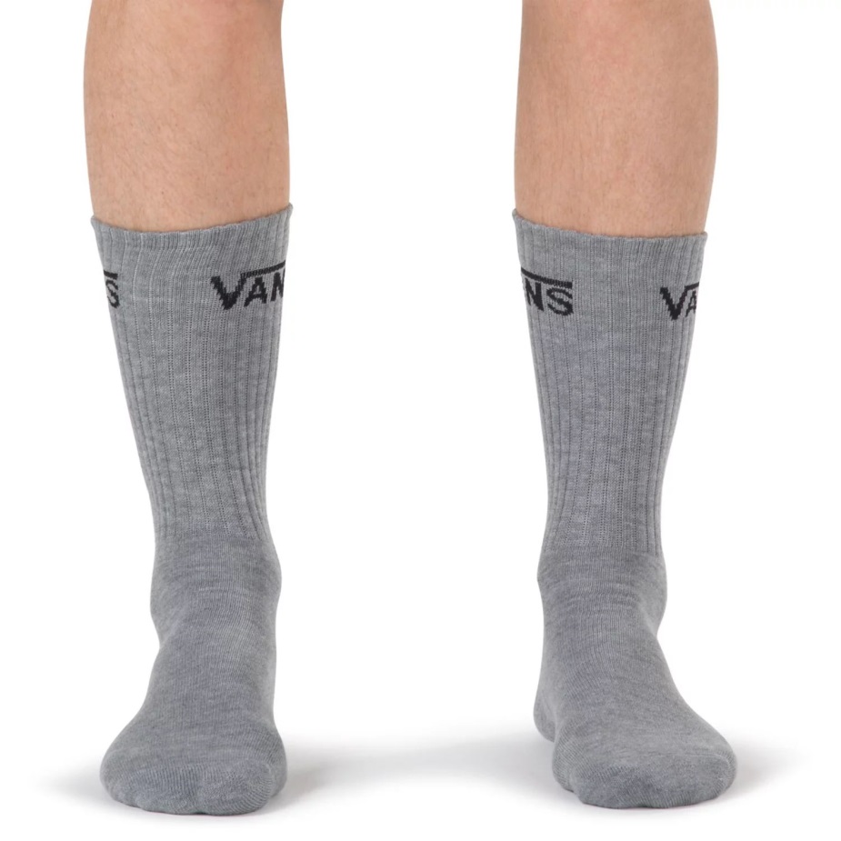 Vans Classic Crew κάλτσες (3 ζεύγη Pk) γκρι