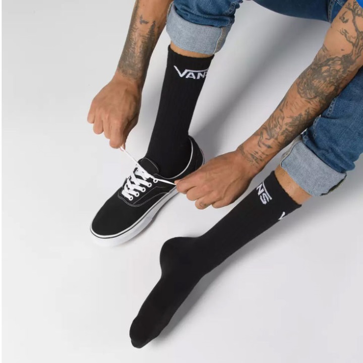 Vans Classic Crew κάλτσες 3 συσκευασιών μαύρες