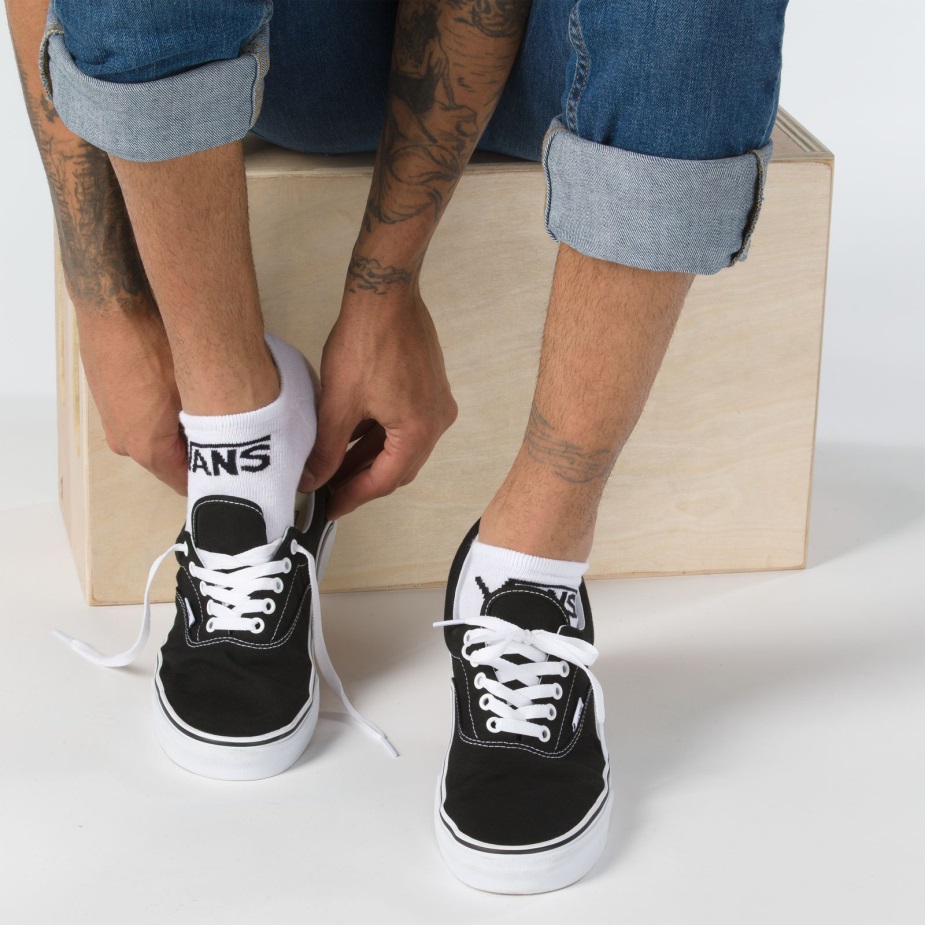 Vans Classic Kick κάλτσες 3 συσκευασία μεγέθους 95-13 λευκές