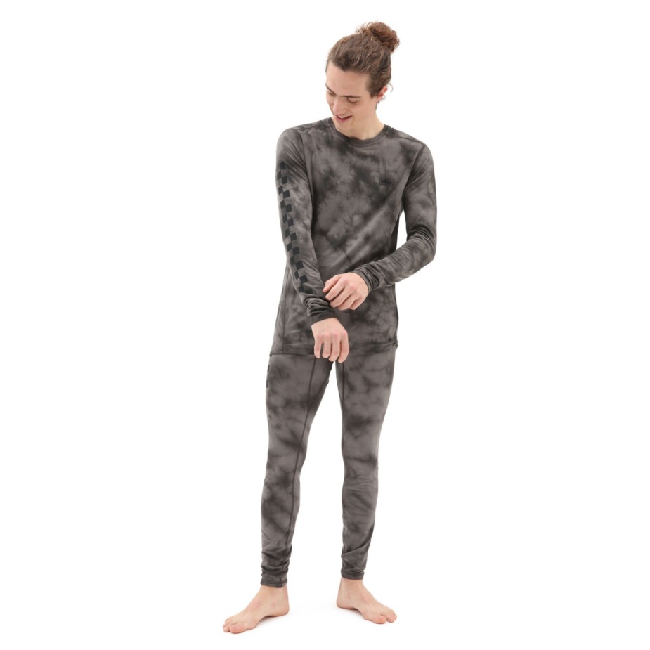 Vans Classic Merino Base Layer μακρυμάνικο Crew T-shirt μαύρο