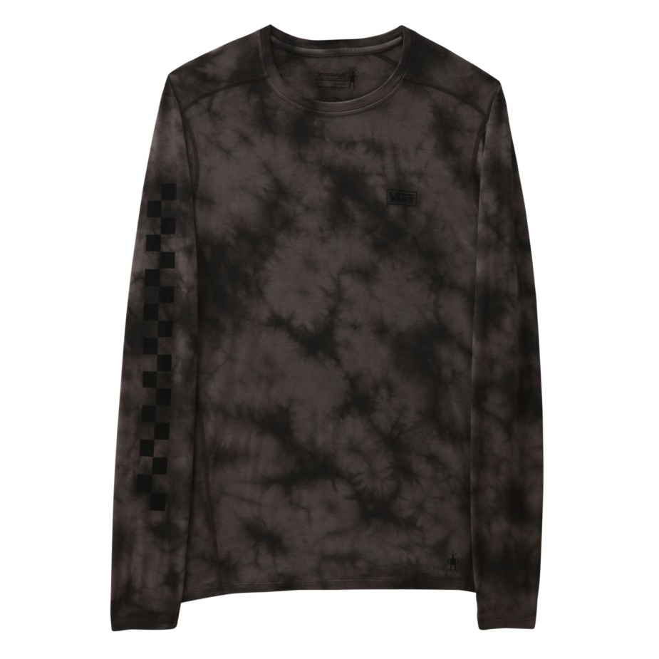 Vans Classic Merino Base Layer μακρυμάνικο Crew T-shirt μαύρο