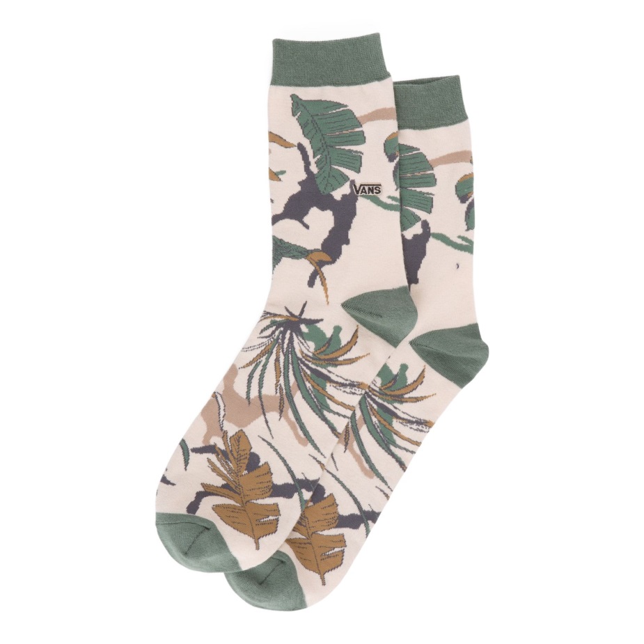 Vans Classic Print 3/4 Crew κάλτσα 95-13 πράσινη πάπια