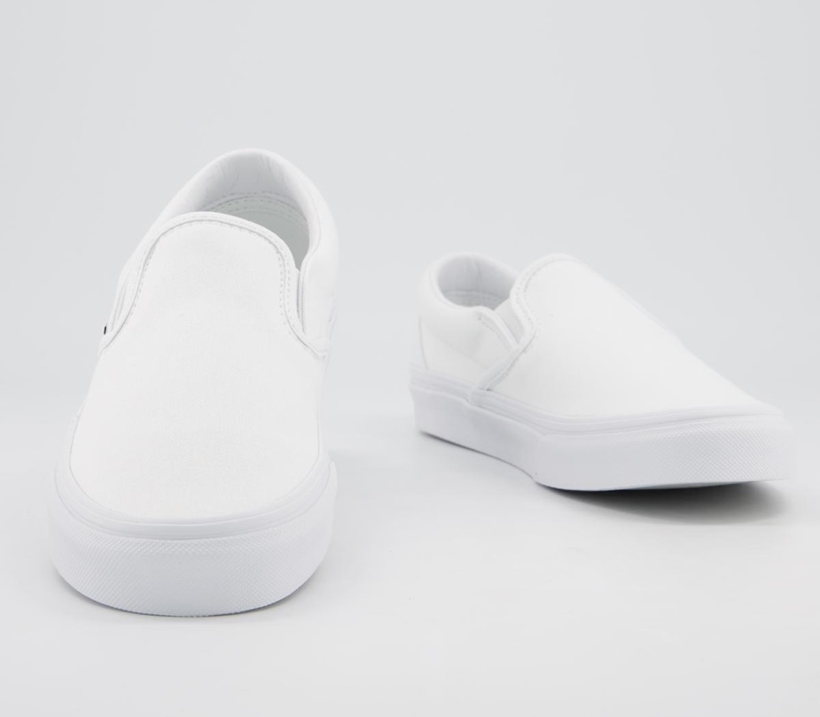 Vans Classic Slip On Trainers λευκό μονόχρωμο