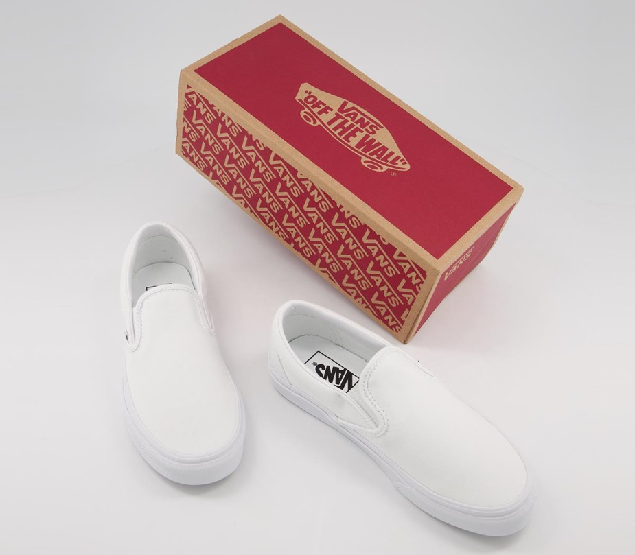 Vans Classic Slip On Trainers λευκό μονόχρωμο