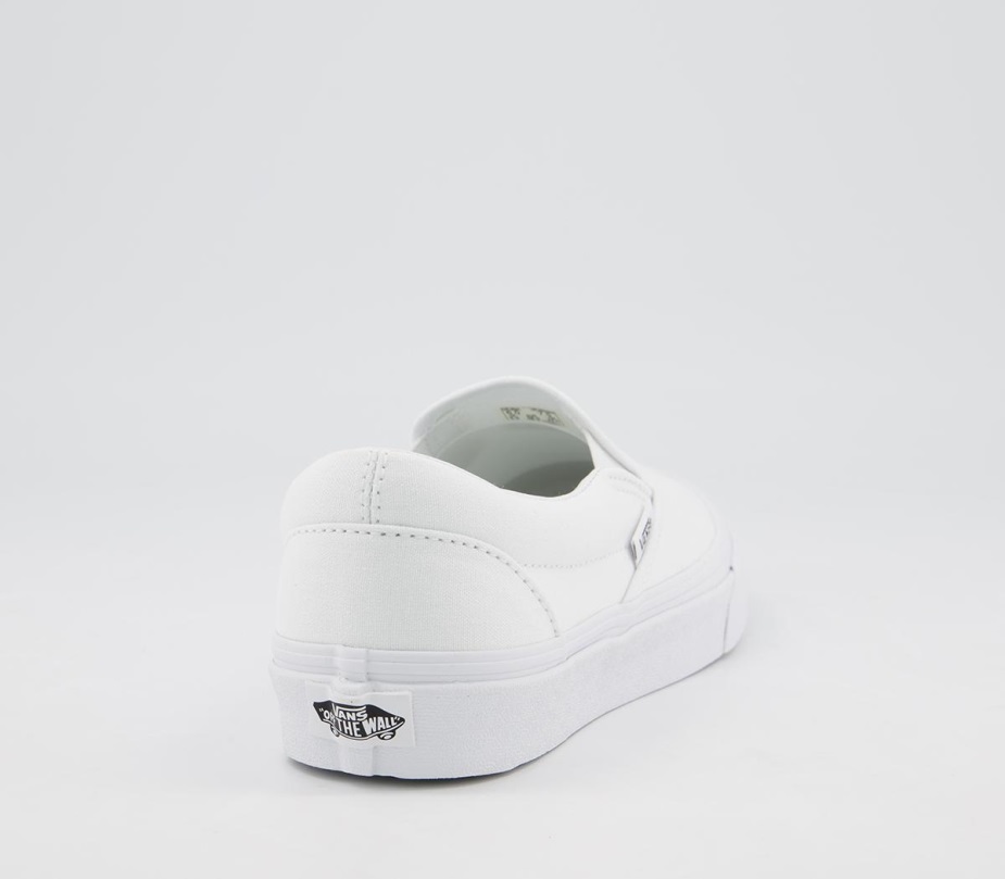 Vans Classic Slip On Trainers λευκό μονόχρωμο