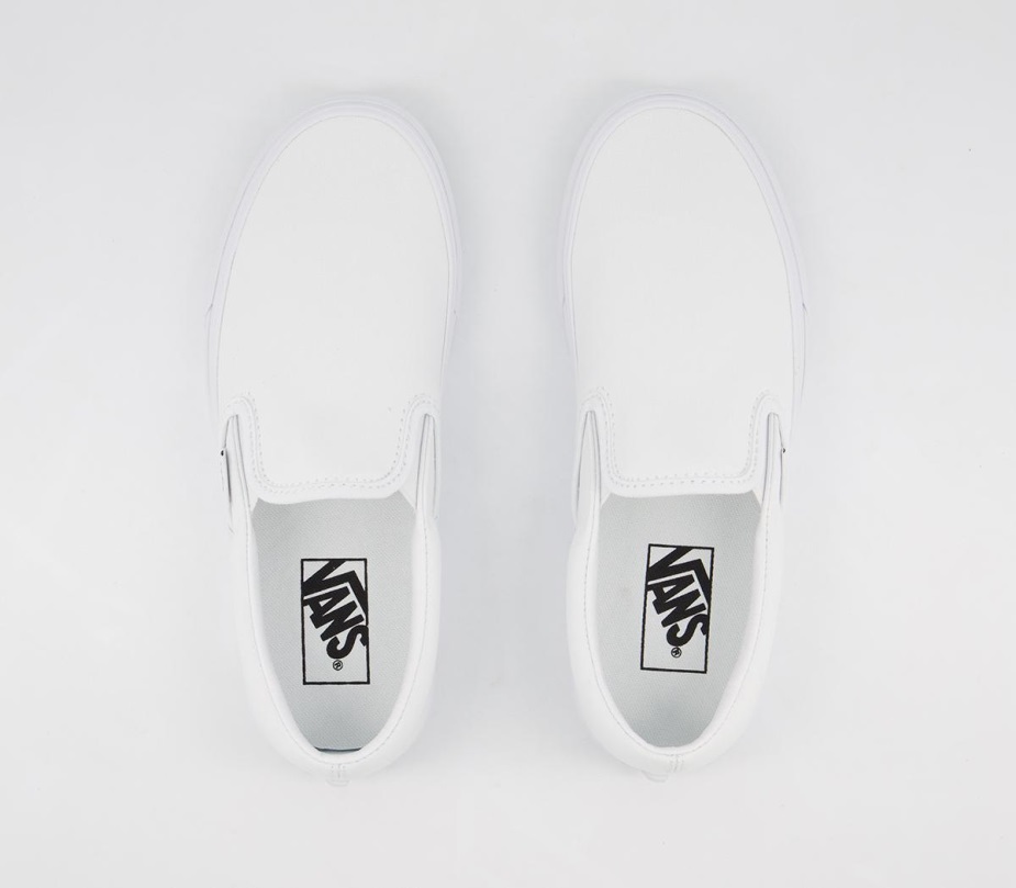 Vans Classic Slip On Trainers λευκό μονόχρωμο