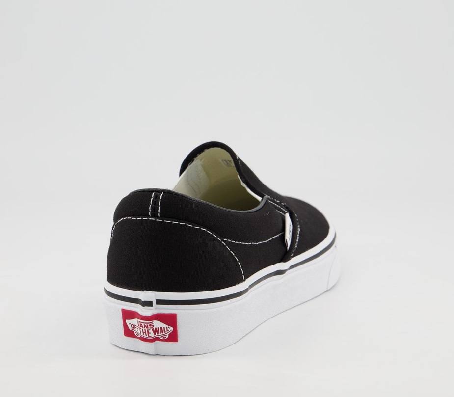 Vans Classic Slip On Trainers μαύρο λευκό