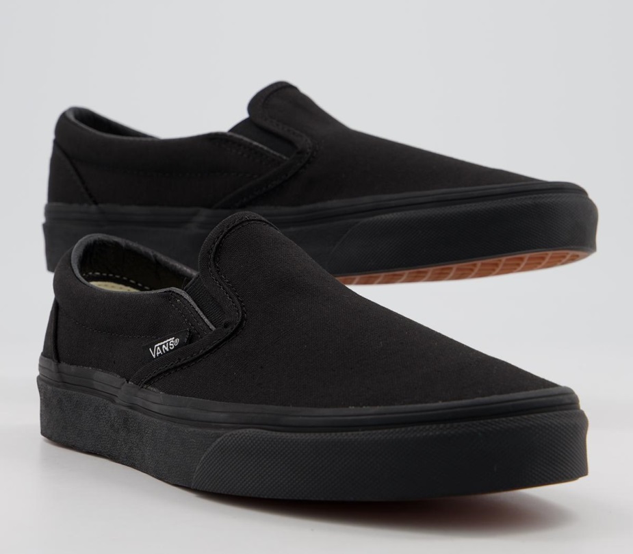 Vans Classic Slip On Trainers μαύρο μονόχρωμο