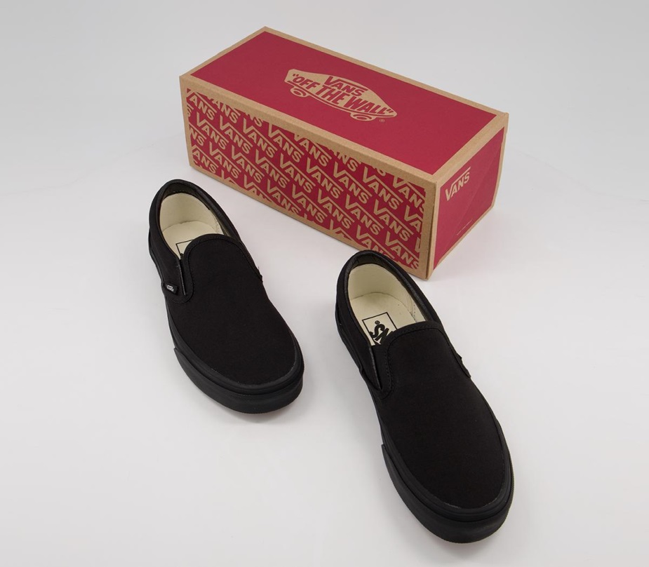 Vans Classic Slip On Trainers μαύρο μονόχρωμο