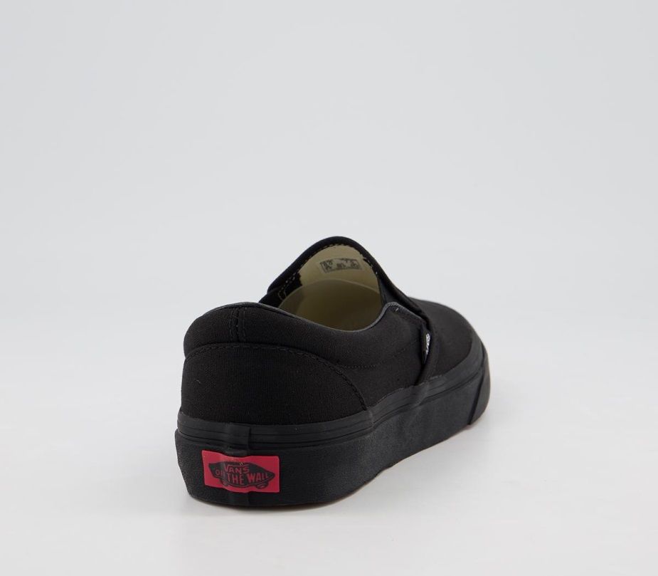 Vans Classic Slip On Trainers μαύρο μονόχρωμο