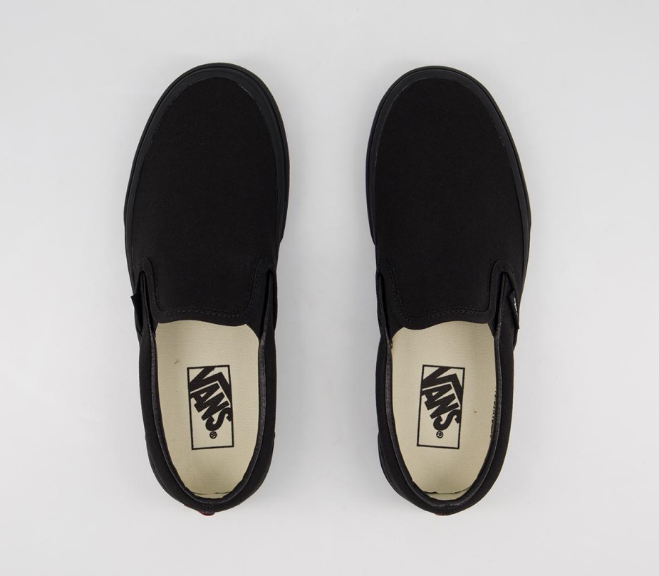 Vans Classic Slip On Trainers μαύρο μονόχρωμο