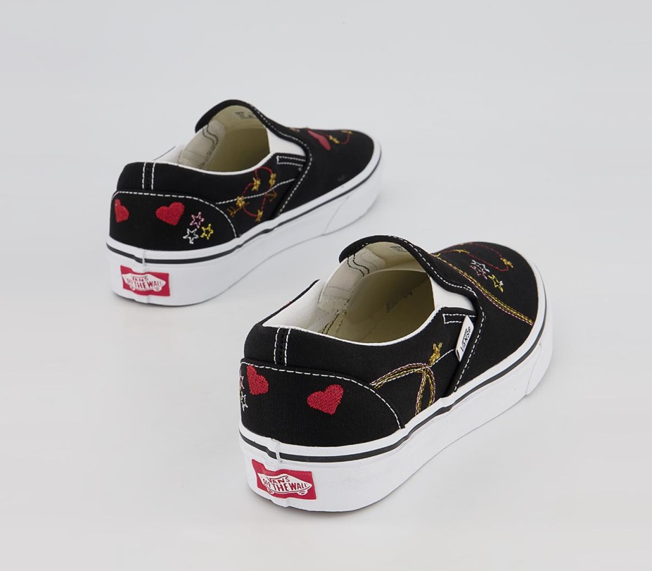 Vans Classic Slip On Trainers μαύρο χρυσό αστέρι