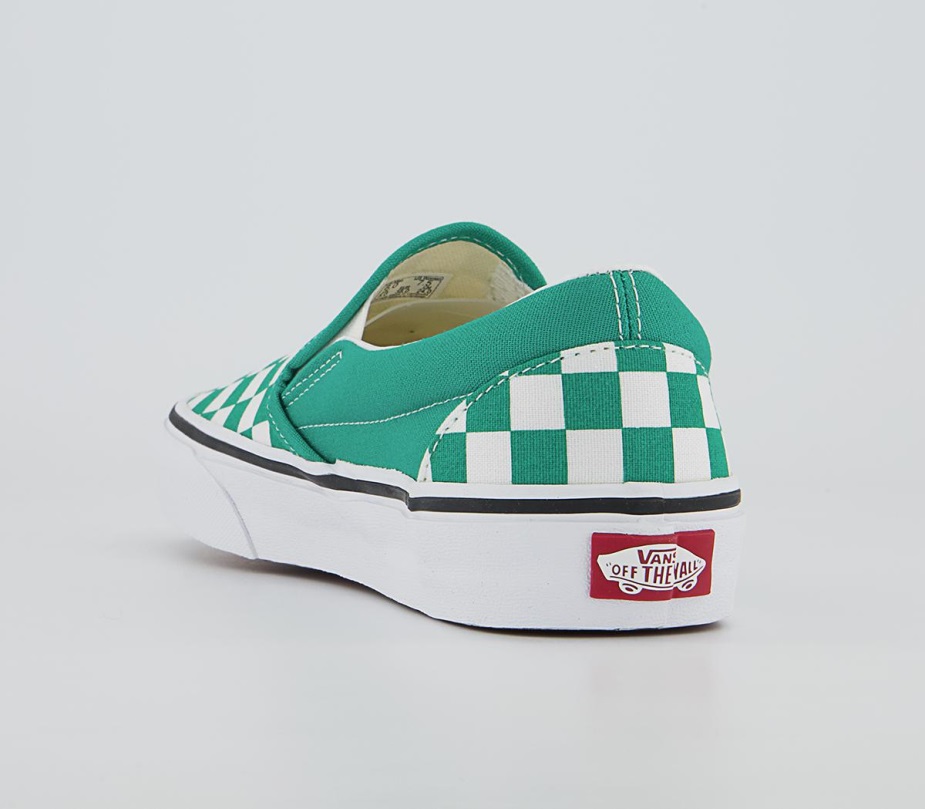 Vans Classic Slip On Trainers πιπέρι πράσινο λευκό