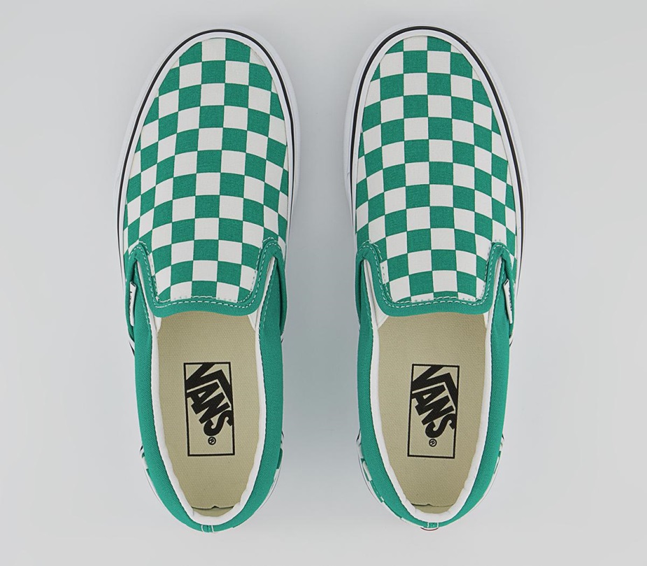 Vans Classic Slip On Trainers πιπέρι πράσινο λευκό