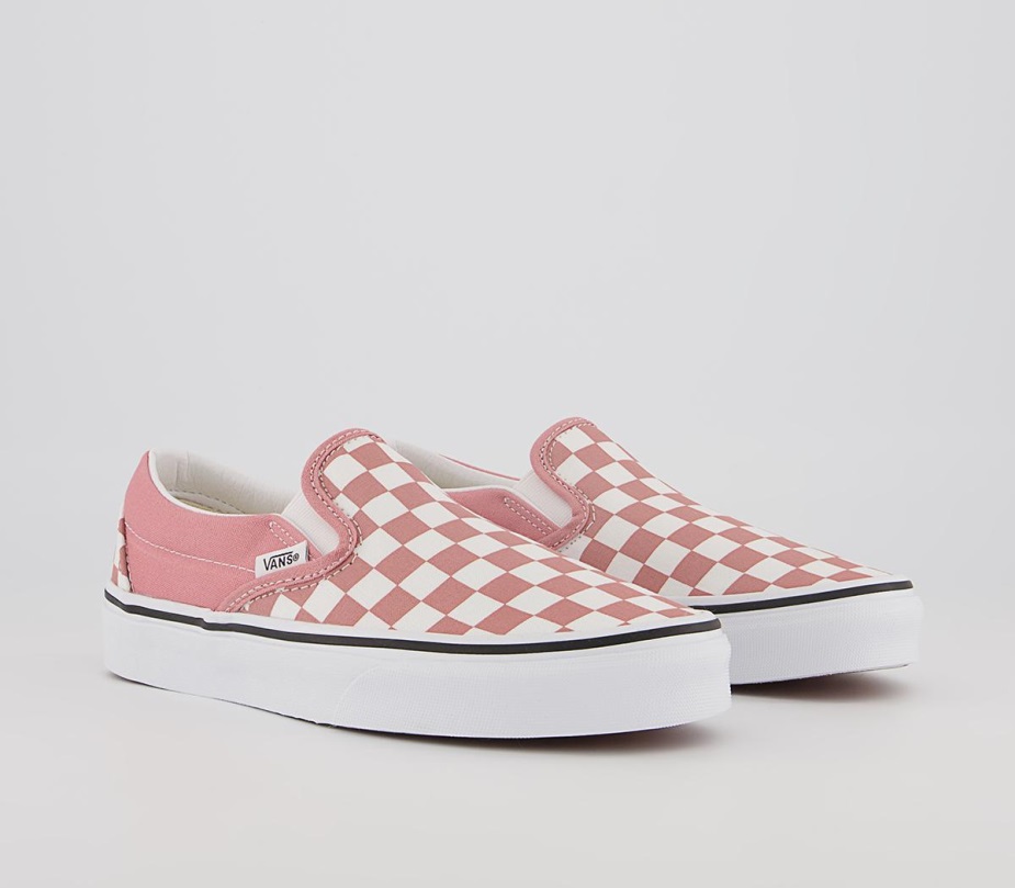 Vans Classic Slip On Trainers ροζέτα λευκό