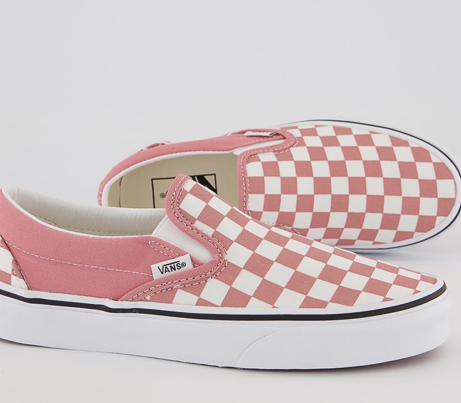 Vans Classic Slip On Trainers ροζέτα λευκό