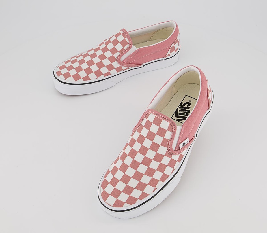 Vans Classic Slip On Trainers ροζέτα λευκό