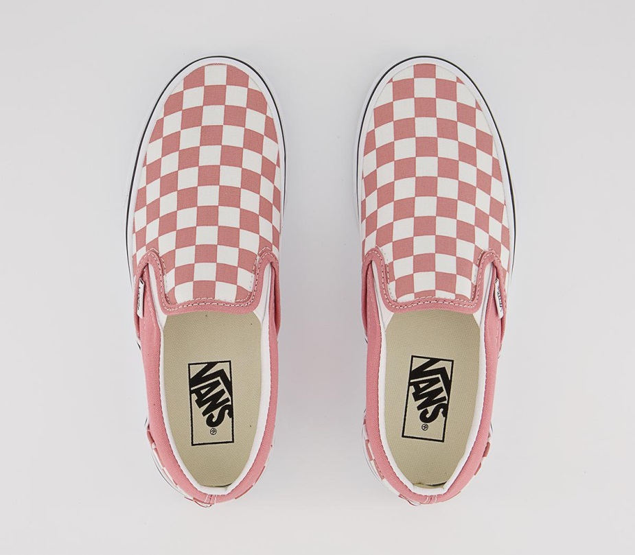 Vans Classic Slip On Trainers ροζέτα λευκό