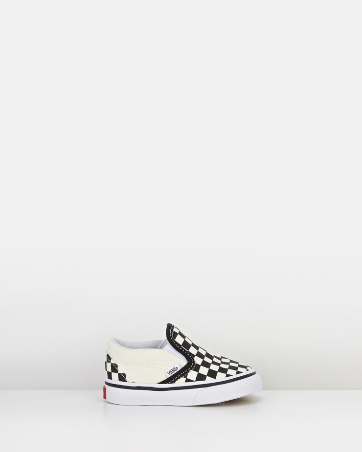 Vans Classic Slip Ons βρεφικό μαύρο-άσπρο