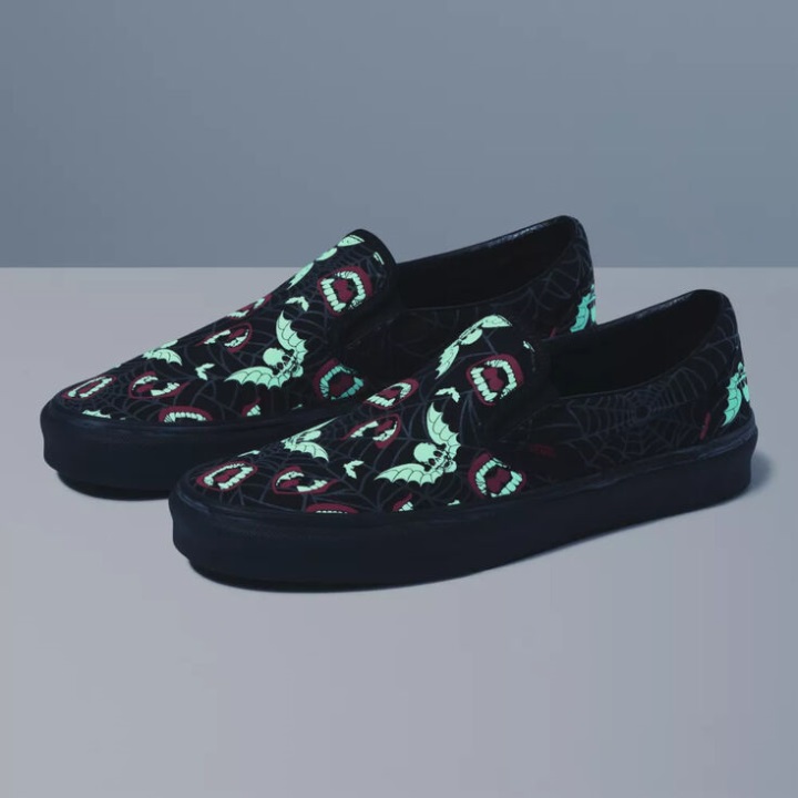 Vans Classic Slip-on Glow τρομάζει μαύρο-μαύρο