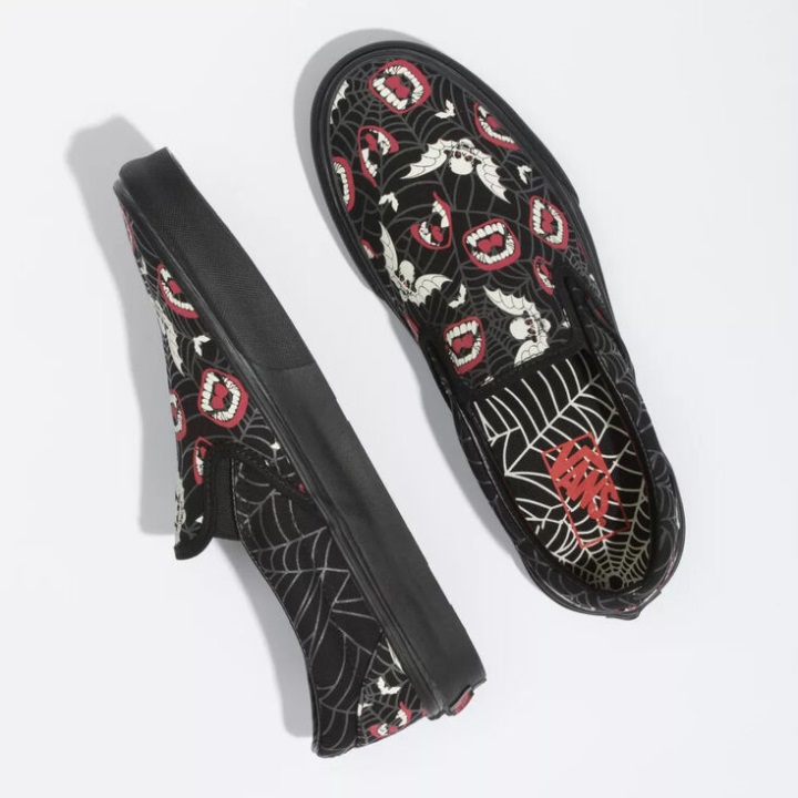 Vans Classic Slip-on Glow τρομάζει μαύρο-μαύρο