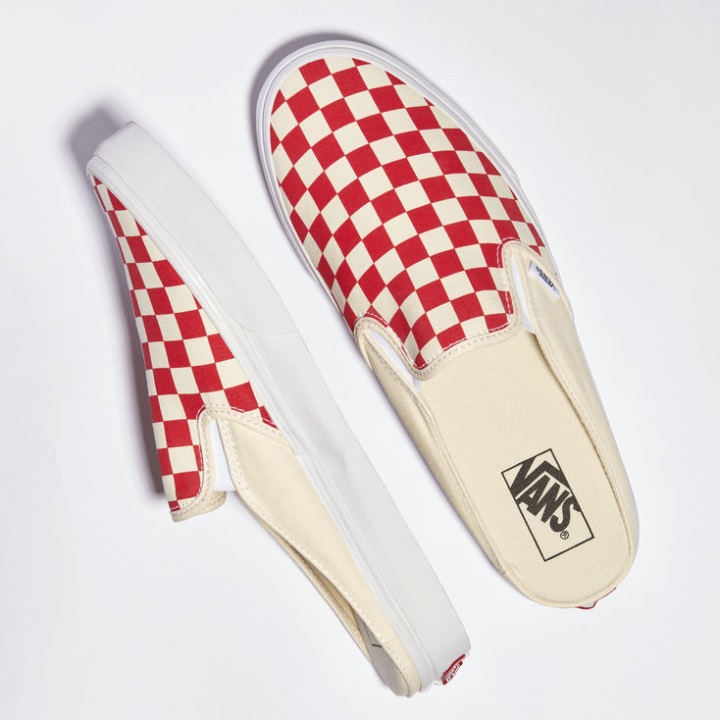 Vans Classic Slip-on Mule Racing κόκκινο-κλασικό λευκό