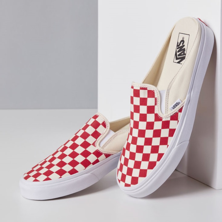 Vans Classic Slip-on Mule Racing κόκκινο-κλασικό λευκό