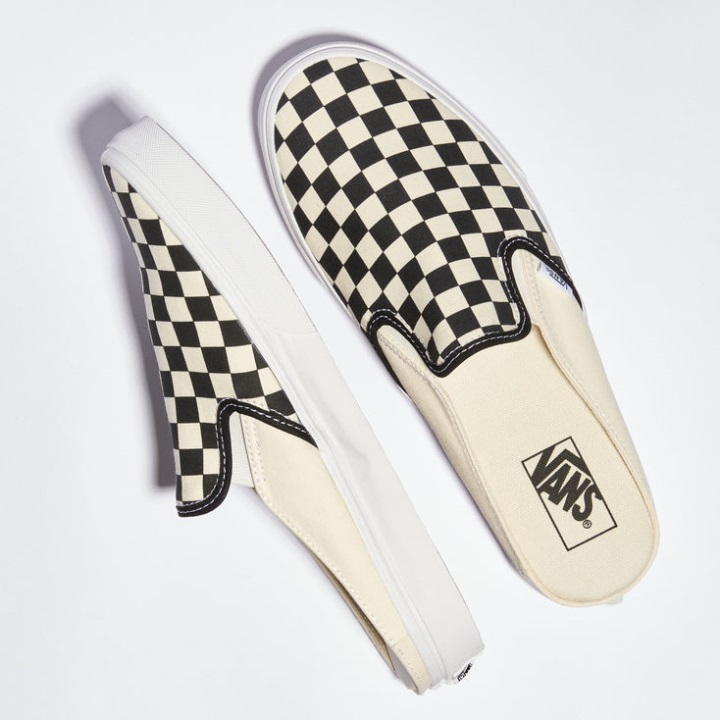 Vans Classic Slip-on Mule μαύρο-άσπρο