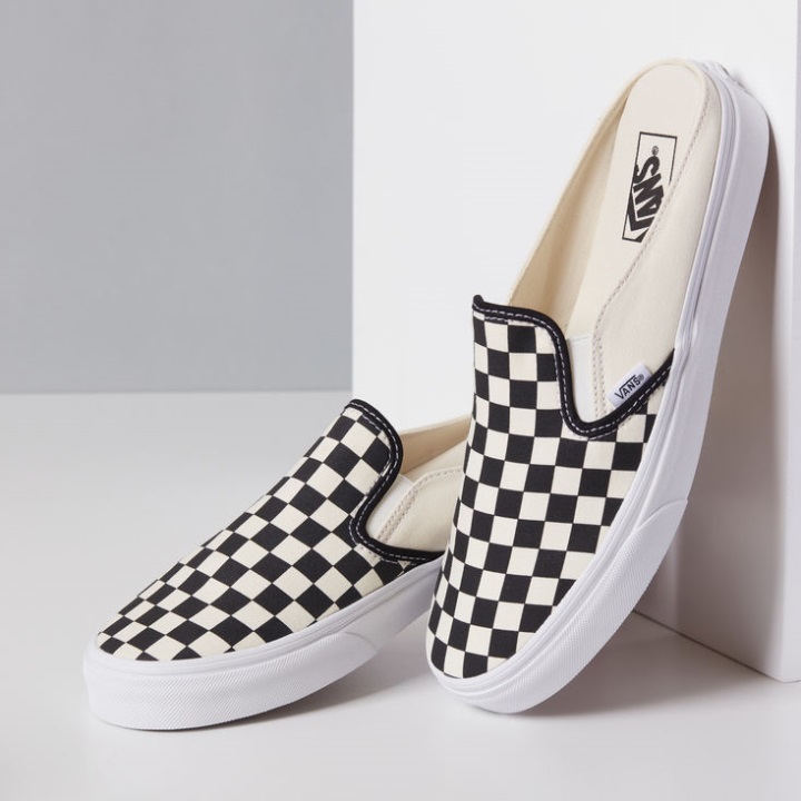 Vans Classic Slip-on Mule μαύρο-άσπρο