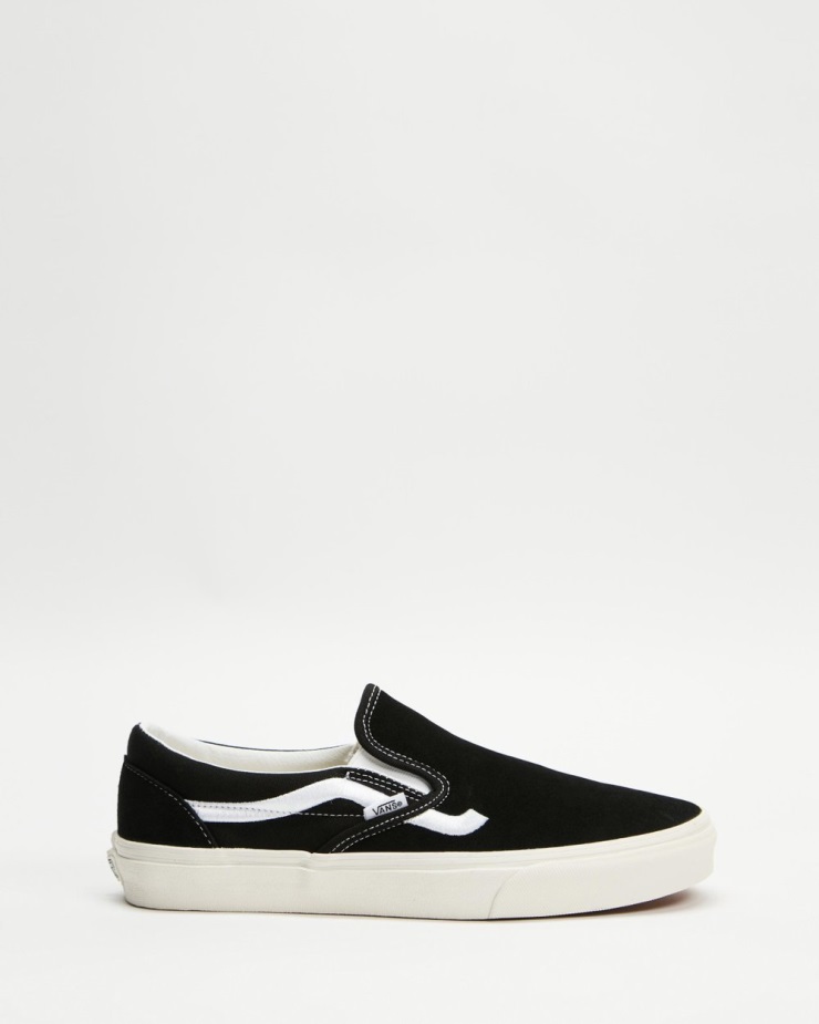 Vans Classic Slip-on Sidestripe - Unisex μαύρο