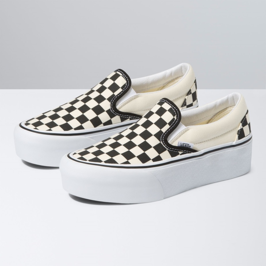 Vans Classic Slip-on Stackform μαύρο-κλασικό λευκό