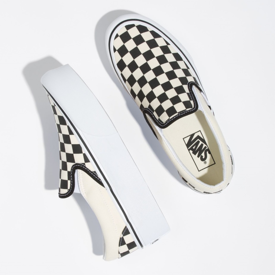 Vans Classic Slip-on Stackform μαύρο-κλασικό λευκό