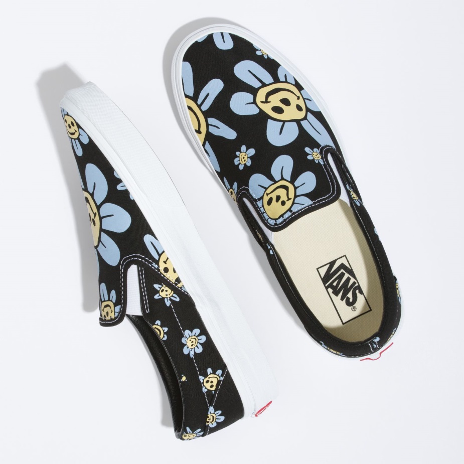 Vans Classic Slip-on μαύρο-κίτρινο