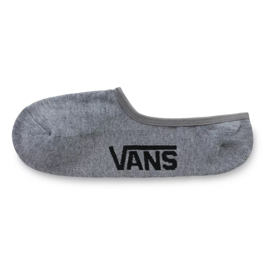 Vans Classic Super No Show Us 95-13 (3 ζεύγη) μαύρο-γκρι