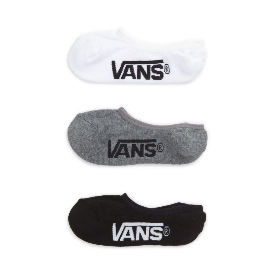 Vans Classic Super No Show κάλτσα 3 Pack 65-9 μαύρη ποικιλία