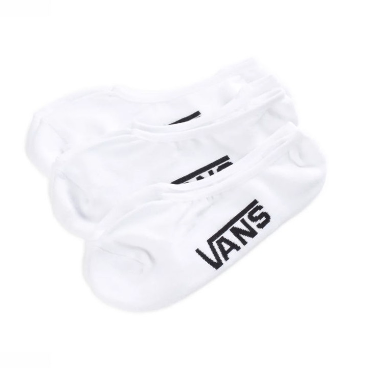 Vans Classic Super No Show κάλτσες 3 συσκευασιών λευκές