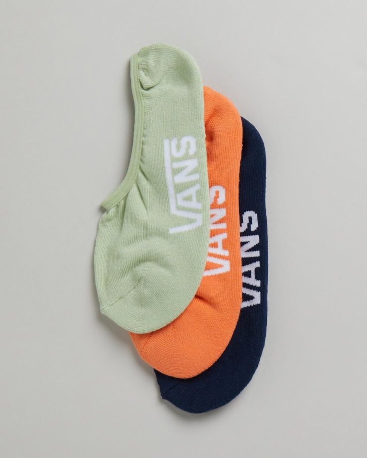 Vans Classic Super-no-show κάλτσες 3-pack Celadon Green