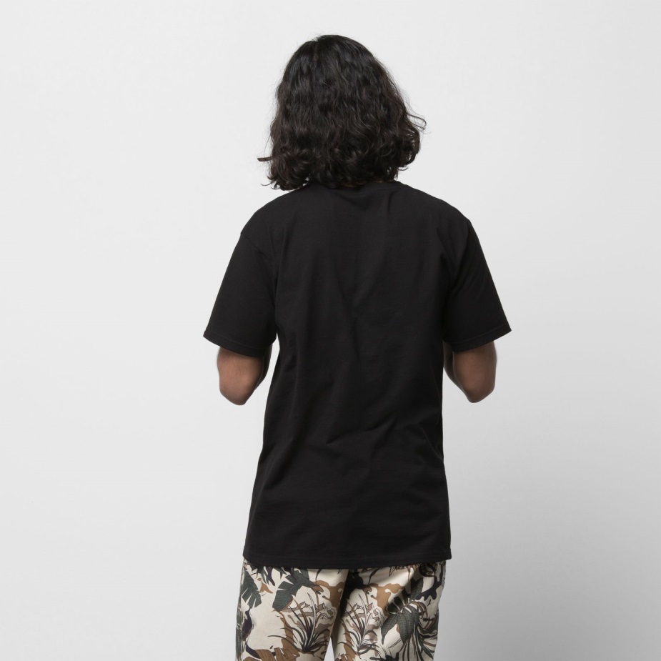 Vans Classic T-shirt μαύρο-άσπρο