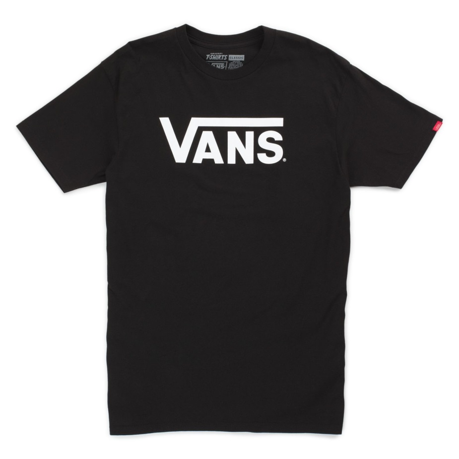 Vans Classic T-shirt μαύρο-άσπρο