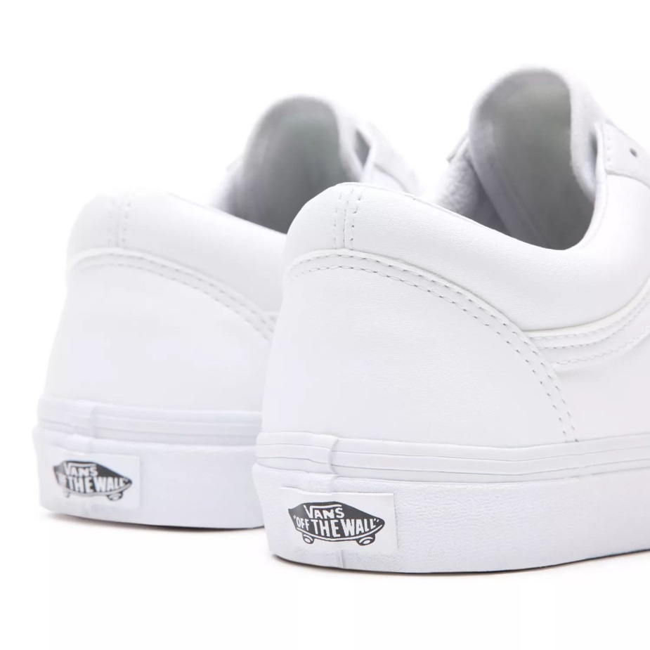 Vans Classic Tumble παλιά παπούτσια Skool λευκό