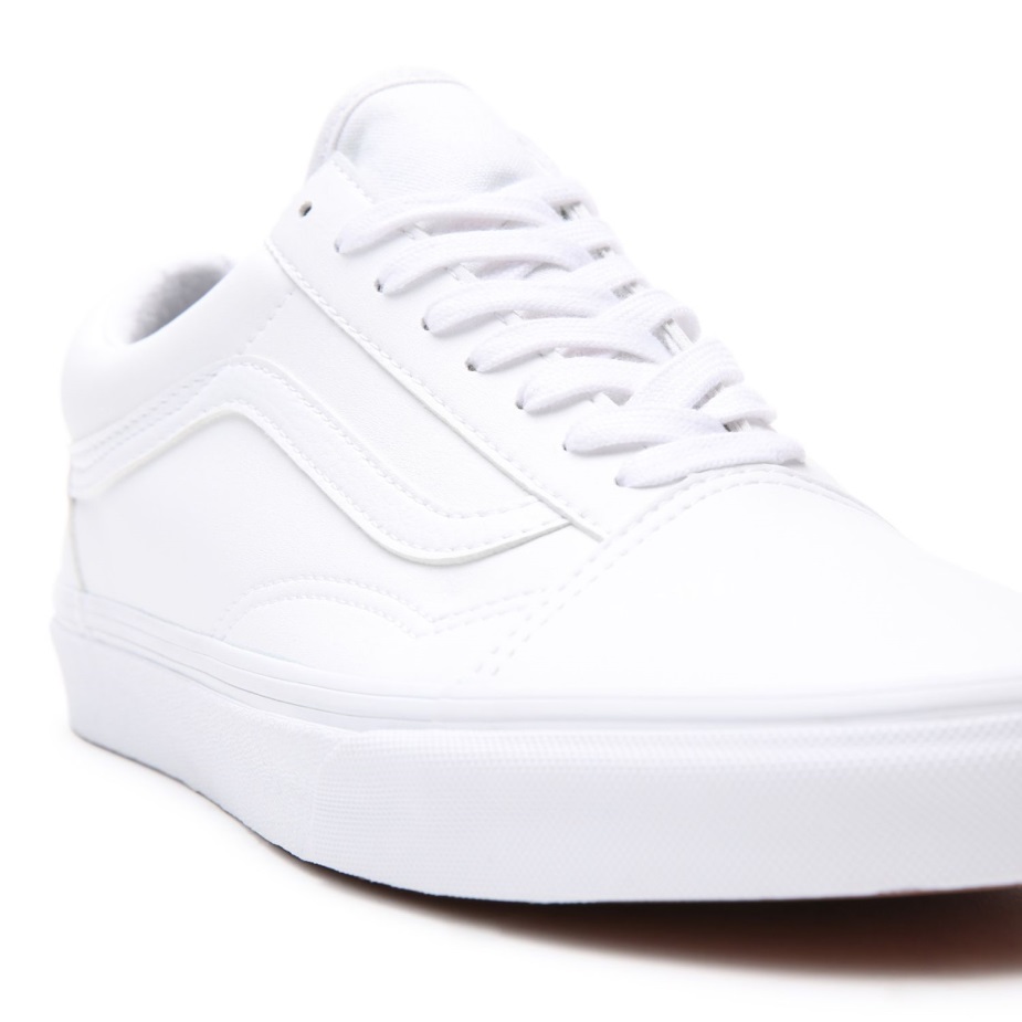 Vans Classic Tumble παλιά παπούτσια Skool λευκό