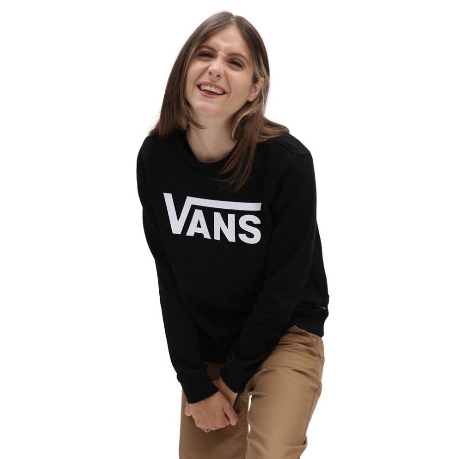 Vans Classic V Crew πουλόβερ μαύρο